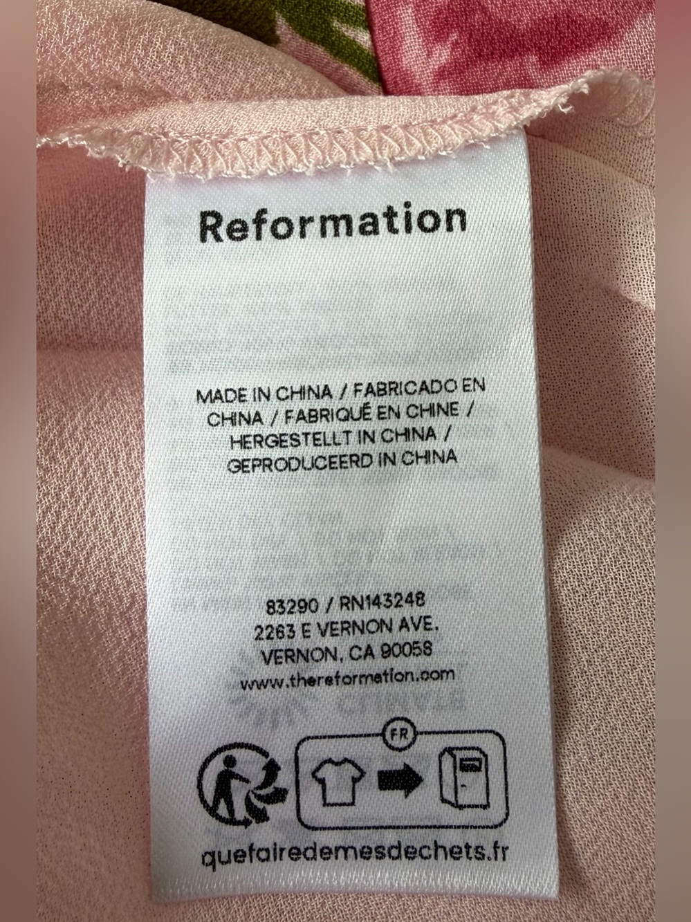 Reformation Bea Dress in Chrysanthemum - Picture 8 of 10